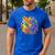 Colorful Brain Art Teacher Artist Painter Student Men's Casual T-Shirt Royal Blue Colorful Brain Art Teacher Artist Painter Student Men's Casual T-Shirt Royal Blue
