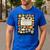 Composition Notebook Costume Teacher Matching Halloween Book Men's Casual T-Shirt Royal Blue
