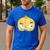 The Cool Bean Good Egg Teacher Halloween Costume Food Group Men's Casual T-Shirt Royal Blue The Cool Bean Good Egg Teacher Halloween Costume Food Group Men's Casual T-Shirt Royal Blue