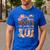 Cowboy Teacher These Boots Are Made-For Teaching School Men's Casual T-Shirt Royal Blue