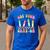 Get Your Cray-On Preschool Teacher Kindergarten Teacher Men's Casual T-Shirt Royal Blue