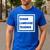 Cuban Language Teacher Men's Casual T-Shirt Royal Blue Cuban Language Teacher Men's Casual T-Shirt Royal Blue