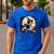 Cute Boston Terrier Halloween Costume Dog Lover Women Girls Men's Casual T-Shirt Royal Blue