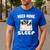 Cute Boston Terrier Need More Sleep Pajamas Nightgown Men's Casual T-Shirt Royal Blue