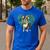 Cute Boston Terrier Shamrock St Patrick's Day Dog Lover Men Women Kids Men's Casual T-Shirt Royal Blue