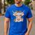 Cute Floral Highland Cow Back To School For Women Teacher Men's Casual T-Shirt Royal Blue Cute Floral Highland Cow Back To School For Women Teacher Men's Casual T-Shirt Royal Blue