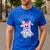 Cute Ghost Book Reading Halloween Teacher Top Girls Women Men's Casual T-Shirt Royal Blue
