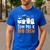 Cute Ghost Team Pre K Boo Crew Halloween Teacher Student Men's Casual T-Shirt Royal Blue