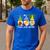Cute Gnomes Teach Love And Inspire Back To School Teacher Men's Casual T-Shirt Royal Blue