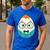 Cute Good Egg Teacher Halloween Costume Food Group Men's Casual T-Shirt Royal Blue