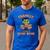 Cute Halloween Teacher Librarian Frankenstein Reading Books Men's Casual T-Shirt Royal Blue Cute Halloween Teacher Librarian Frankenstein Reading Books Men's Casual T-Shirt Royal Blue