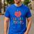 Cute Maestra Teacher Men's Casual T-Shirt Royal Blue Cute Maestra Teacher Men's Casual T-Shirt Royal Blue