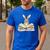 Cute Reading Bunny Glasses Books Bookworm Reader Teacher Men's Casual T-Shirt Royal Blue Cute Reading Bunny Glasses Books Bookworm Reader Teacher Men's Casual T-Shirt Royal Blue