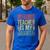 Dad My Favorite Teacher Is My Daughter Proud Daddy Men's Casual T-Shirt Royal Blue Dad My Favorite Teacher Is My Daughter Proud Daddy Men's Casual T-Shirt Royal Blue