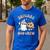 Daycare Boo Crew Groovy Halloween Floral Ghost Kid Teacher Men's Casual T-Shirt Royal Blue Daycare Boo Crew Groovy Halloween Floral Ghost Kid Teacher Men's Casual T-Shirt Royal Blue