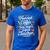 Daycare Provider Infant Teacher Quotes Toddler Teaching Men's Casual T-Shirt Royal Blue