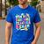 In My Daycare Teacher Era Daycare Provider Kids Men's Casual T-Shirt Royal Blue