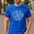 Some Days I Rock It Some Days It Rocks Me Teacher Sped Squad Men's Casual T-Shirt Royal Blue