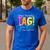 Dear Parents Tag You'Re It Love Teachers Last Day Of School Men's Casual T-Shirt Royal Blue