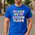 My Dog Ate My Lesson Plan Kindergarten Teacher Dog Lover For Men Women Men's Casual T-Shirt Royal Blue