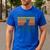 Dog Boston Terrier Mom Vintage Boston Terrier Mom Men's Casual T-Shirt Royal Blue
