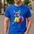 Dog Lover Boston Terrier Dog Colorful Boston Terrier Men Women Kids Men's Casual T-Shirt Royal Blue