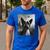 Dog Mom Dad Alien Selfie Boston Terrier UFO For Men Women Men's Casual T-Shirt Royal Blue