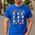 What Are We Doing Today PE Teacher Snowman Christmas Men's Casual T-Shirt Royal Blue What Are We Doing Today PE Teacher Snowman Christmas Men's Casual T-Shirt Royal Blue