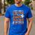 I Don't Need A Costume I'm Math Teacher Costume Halloween Men Women Men's Casual T-Shirt Royal Blue