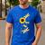 Dragonfly Sunflower Teacher Growth Mindset Choose To Shine Men's Casual T-Shirt Royal Blue