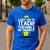 Duble2t I Just Like To Teach Teachings My Favorite Elf Teacher -Adults & -Kids Red Short Sleeve Men's Casual T-Shirt Royal Blue Duble2t I Just Like To Teach Teachings My Favorite Elf Teacher -Adults & -Kids Red Short Sleeve Men's Casual T-Shirt Royal Blue