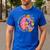 Dyslexia Different Perspective Reading Brain Floral Teacher Men's Casual T-Shirt Royal Blue