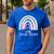 Early Headstart Cute Retro Rainbow Teachers Men's Casual T-Shirt Royal Blue Early Headstart Cute Retro Rainbow Teachers Men's Casual T-Shirt Royal Blue