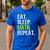 Eat Sleep Math Repeat Teacher Lover Men's Casual T-Shirt Royal Blue Eat Sleep Math Repeat Teacher Lover Men's Casual T-Shirt Royal Blue