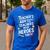Educators Teacher's Aide Because Even Teachers Need Heroes Men's Casual T-Shirt Royal Blue