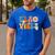 English Teacher Ela Vibes Teacher Kids First Day Of School Men's Casual T-Shirt Royal Blue