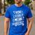 English Teacher Grammar Police Language Nerd You Literally Mean Figuratively V-Neck Modern Short Sleeve Small Men's Casual T-Shirt Royal Blue