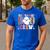 ESL Teacher Boo Crew Halloween Costume Men's Casual T-Shirt Royal Blue