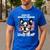 Even My Boston Terrier Loves Trump Trump Supporter Dog Lover Men's Casual T-Shirt Royal Blue