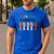Everyone Is Welcome Here Idaho Teacher Men's Casual T-Shirt Royal Blue
