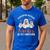 Exhausted Daycare Teacher Is My Costume Halloween Ghost Fun For Men Women Men's Casual T-Shirt Royal Blue
