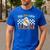 Fab Boo Lous Teacher Retro Ghost Spooky Halloween Costume Men's Casual T-Shirt Royal Blue