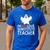 Faboolous Substitute Teacher Halloween Costume Men's Casual T-Shirt Royal Blue Faboolous Substitute Teacher Halloween Costume Men's Casual T-Shirt Royal Blue