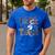 Fall Holiday Themed Thanksgiving Halloween Teacher Trick Or Men's Casual T-Shirt Royal Blue Fall Holiday Themed Thanksgiving Halloween Teacher Trick Or Men's Casual T-Shirt Royal Blue
