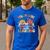 Fall In Love With Learning Shirt Autumn Thanksgiving Teacher Men's Casual T-Shirt Royal Blue