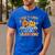 Fall In Love With Learning Fall Teacher Thanksgiving Retro Men's Casual T-Shirt Royal Blue Fall In Love With Learning Fall Teacher Thanksgiving Retro Men's Casual T-Shirt Royal Blue