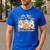 Are You Fall O Ween Directions Halloween Teacher Men's Casual T-Shirt Royal Blue Are You Fall O Ween Directions Halloween Teacher Men's Casual T-Shirt Royal Blue