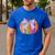 Fall Pumpkin Books Lover Halloween Teacher Teaching Staff Men's Casual T-Shirt Royal Blue