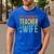 My Favorite Teacher Is My Wife Men's Casual T-Shirt Royal Blue My Favorite Teacher Is My Wife Men's Casual T-Shirt Royal Blue