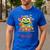 Feed The Reading Monster Halloween Teacher Men's Casual T-Shirt Royal Blue Feed The Reading Monster Halloween Teacher Men's Casual T-Shirt Royal Blue